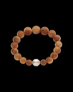 Bracelets^Paspaley Kimberley Dawn Single Pearl Bracelet | 10mm Circle Pearl and Sandalwood YellowGold