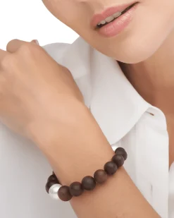 Bracelets^Paspaley Kimberley Dusk Double Pearl Bracelet | 12mm Circle Pearls and Sandalwood YellowGold