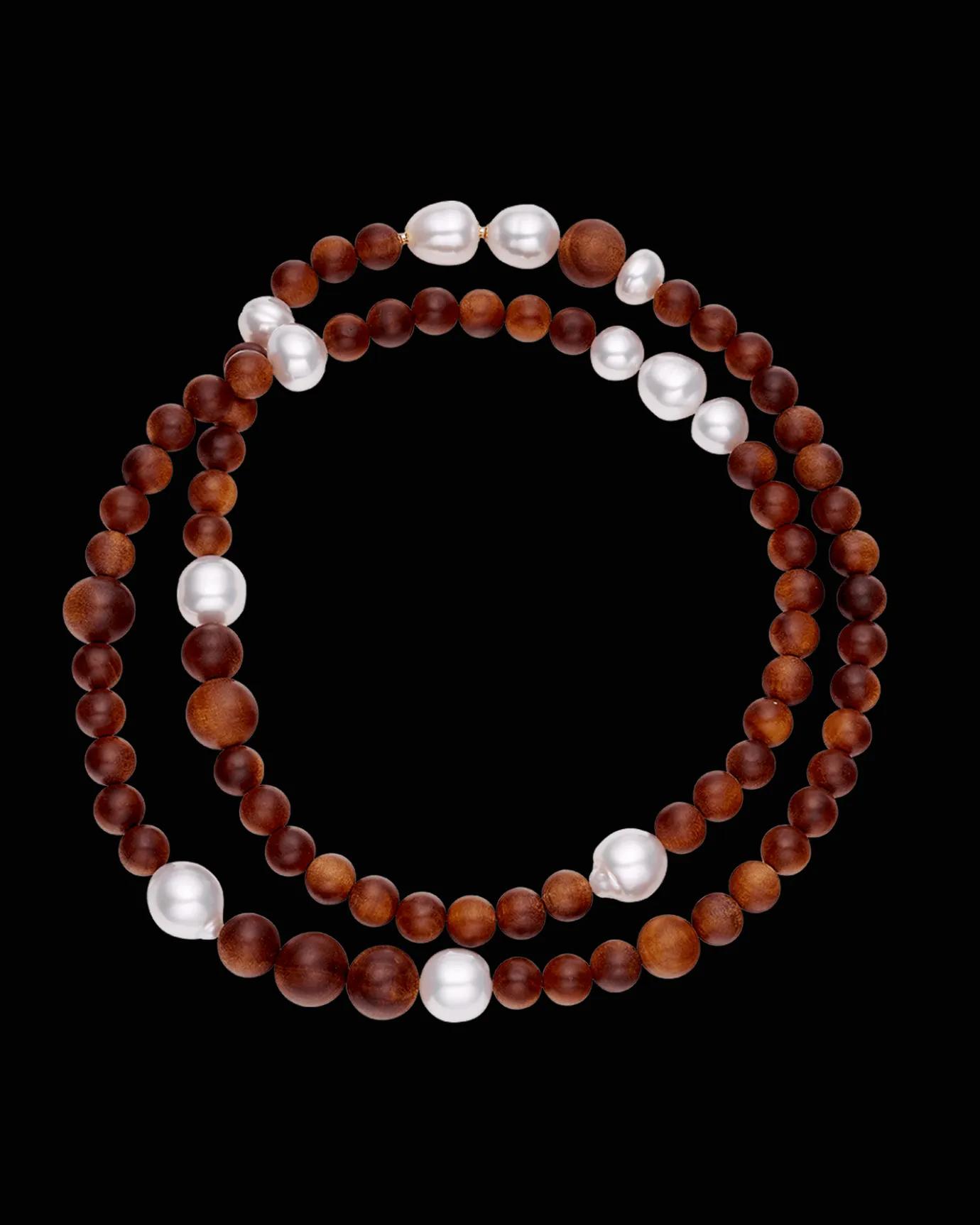 Necklaces & Pendants^Paspaley Kimberley Dusk Matinee Pearl Necklace | 10-14mm Pearls and Sandalwood YellowGold