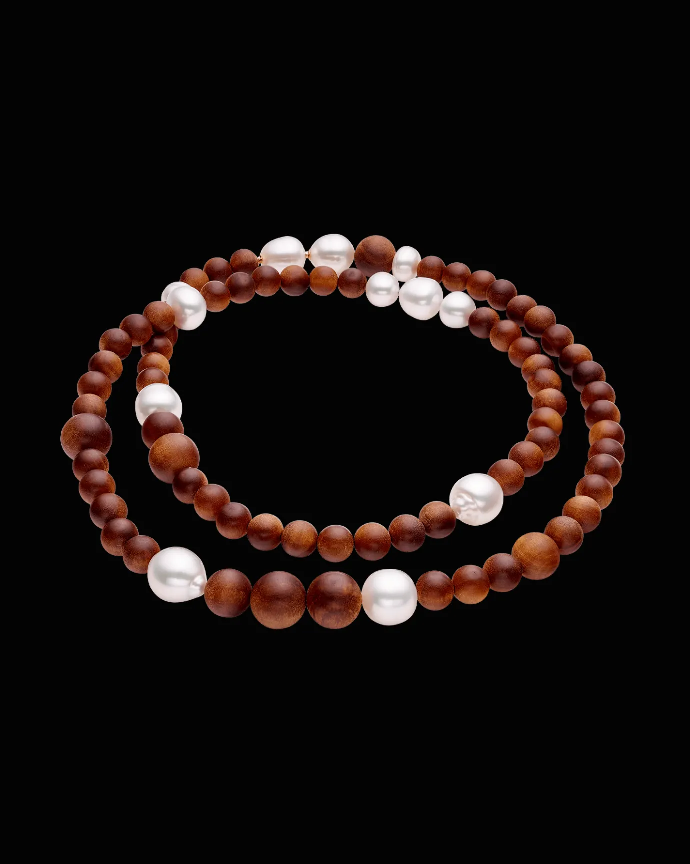 Necklaces & Pendants^Paspaley Kimberley Dusk Matinee Pearl Necklace | 10-14mm Pearls and Sandalwood YellowGold