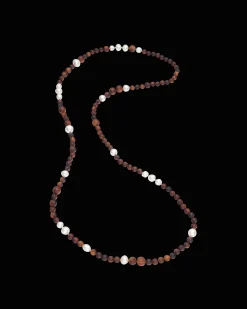 Necklaces & Pendants^Paspaley Kimberley Dusk Rope Pearl Necklace | 10-14mm Pearls and Dark Sandalwood YellowGold