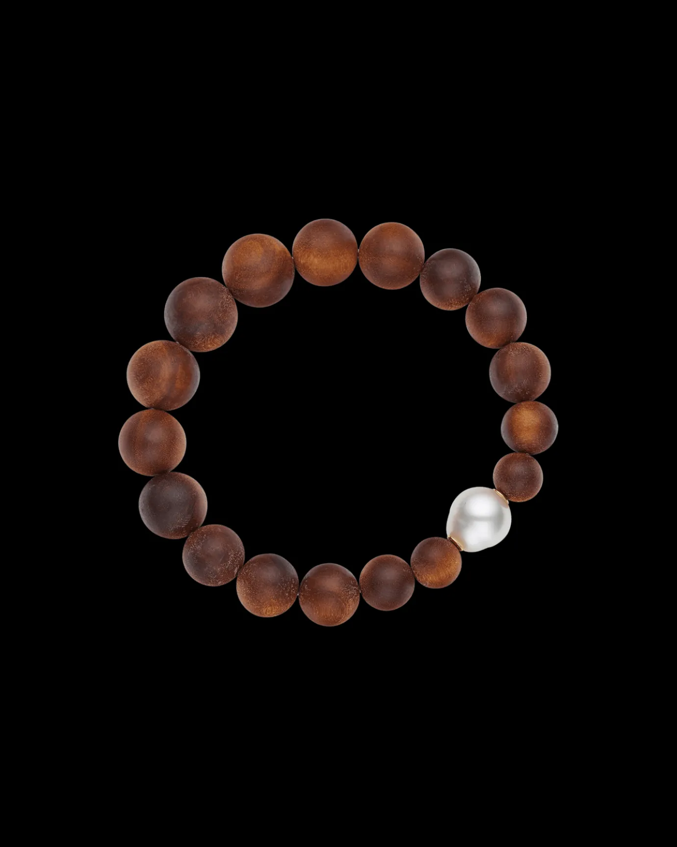 Bracelets^Paspaley Kimberley Dusk Single Pearl Bracelet | 10mm Circle Pearl and Sandalwood YellowGold
