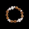 Bracelets^Paspaley Kimberley Golden Dawn Keshi Pearl Bracelet | 11-14mm Pearls, Sandalwood, and Yellow Gold YellowGold