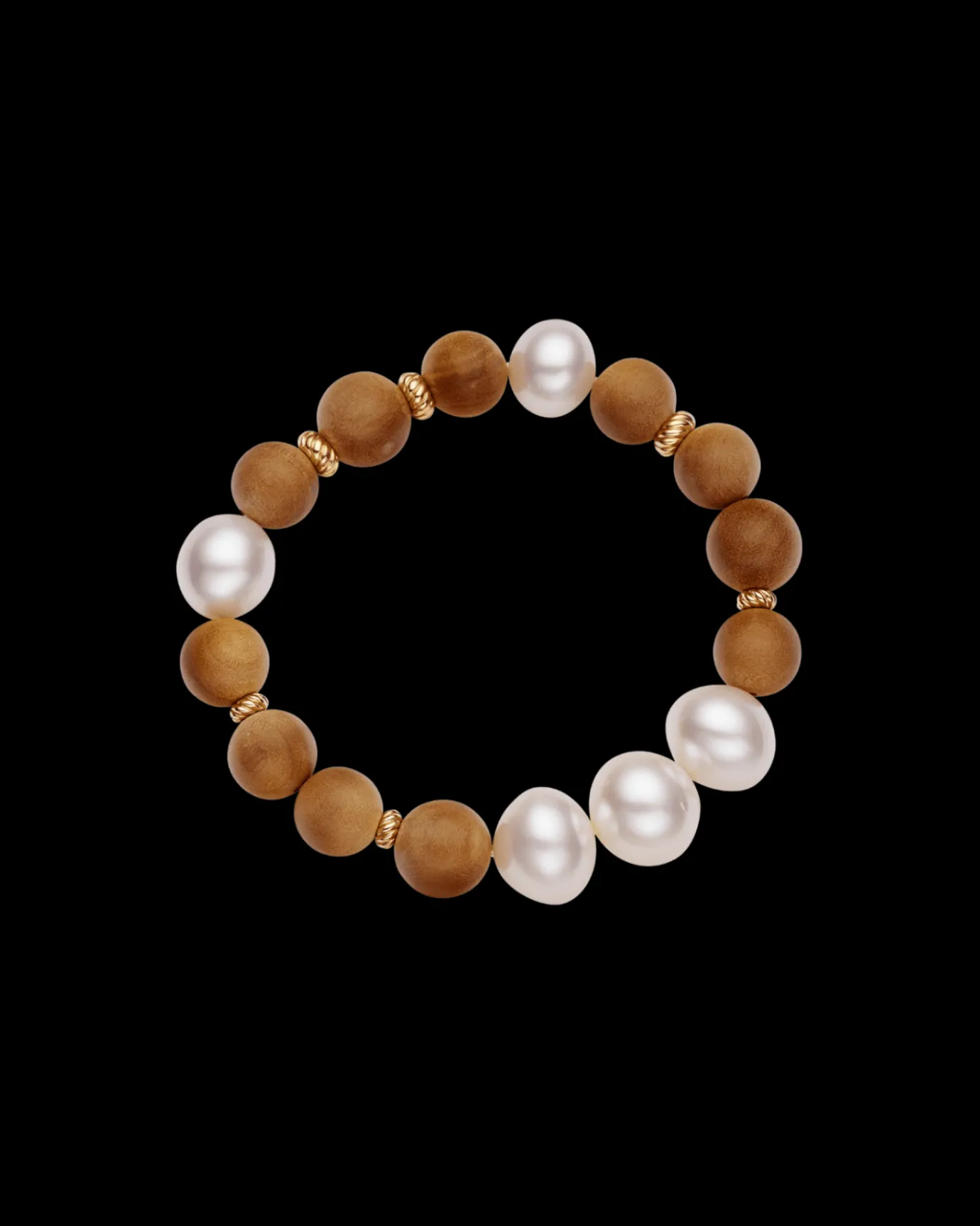 Bracelets^Paspaley Kimberley Golden Dawn Pearl Bracelet | 11-14mm Pearls, Sandalwood, and Yellow Gold YellowGold