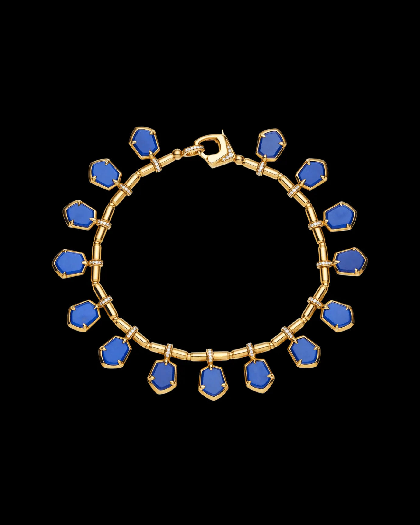 Bracelets^Paspaley Lapis Megisti Bracelet | Mother of Pearl, Blue Lapis, and Yellow Gold YellowGold