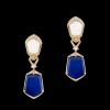 Earrings & Studs^Paspaley Lapis Megisti Earrings | Mother of Pearl, Lapis, and Yellow Gold YellowGold