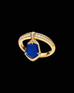 Rings^Paspaley Lapis Megisti Flip Ring | Mother of Pearl, Lapis, and Yellow Gold YellowGold