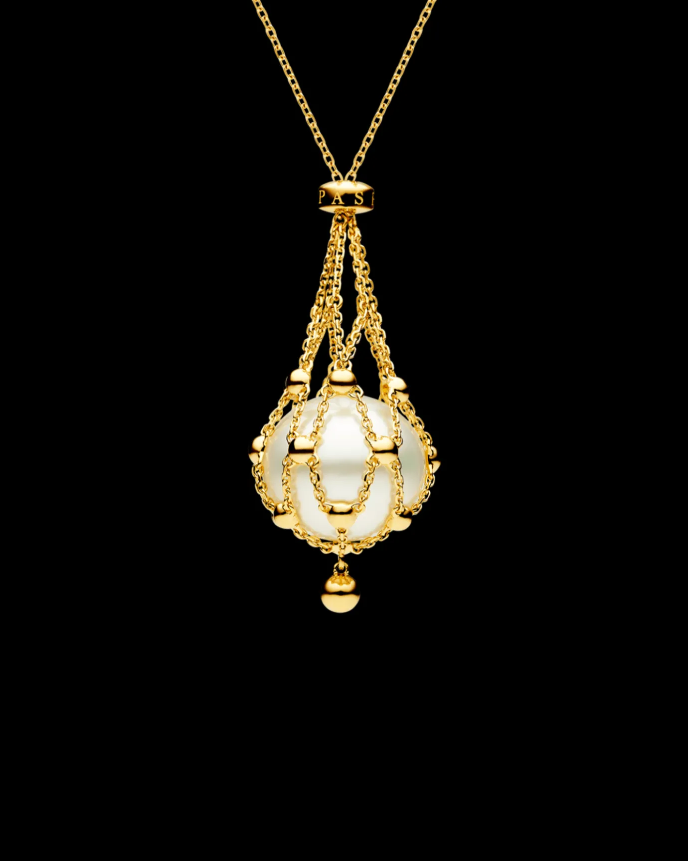 Necklaces & Pendants^Paspaley Lavalier Pearl Necklace | 15mm Button Pearl and Yellow Gold YellowGold