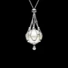 Necklaces & Pendants^Paspaley Lavalier Pearl Necklace | 15mm Button Pearl and White Gold WhiteGold