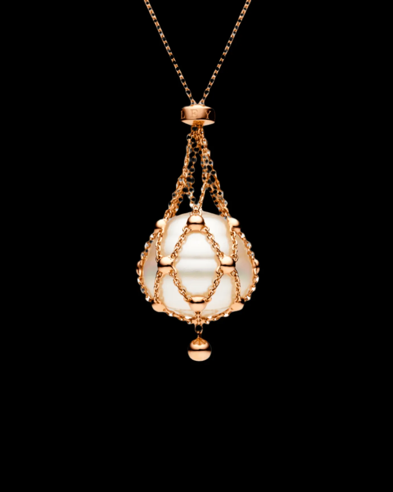 Necklaces & Pendants^Paspaley Lavalier Pearl Necklace | 15mm Circle Pearl and Rose Gold RoseGold