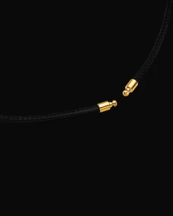 Necklaces & Pendants^Paspaley Leather and Pearl Necklace | 15mm Baroque Pearl, Leather, and Yellow Gold YellowGold