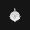 Chains, Charms & Accessories^Paspaley Libra Coin Charm | Mother of Pearl, Diamonds, and White Gold WhiteGold