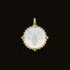 Chains, Charms & Accessories^Paspaley Libra Coin Charm | Mother of Pearl, Diamonds, and Yellow Gold YellowGold