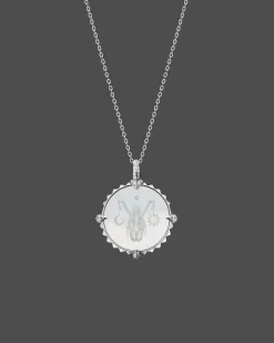 Chains, Charms & Accessories^Paspaley Libra Coin Charm | Mother of Pearl, Diamonds, and White Gold WhiteGold