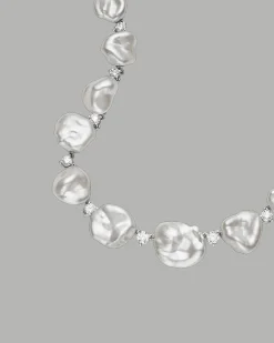 Necklaces & Pendants^Paspaley Lily Pad Pearl Collier | 12-16mm Keshi Pearls, Diamonds and Platinum