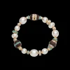 Bracelets^Paspaley Lugger Wood Pearl Bracelet | 8-11mm Pearls, Turquoise, and Yellow Gold YellowGold