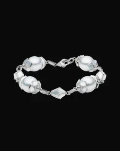 Bracelets^Paspaley Megisti Pearl Bracelet | Mother of Pearl, 12mm Oval Pearls, Diamonds, and White Gold WhiteGold