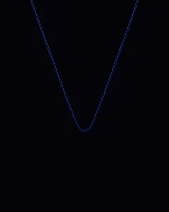 Chains, Charms & Accessories^Paspaley Night Sky Blue Silk Rope | Silk and Yellow Gold YellowGold