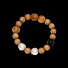 Bracelets^Paspaley Onyx Kimberley Dawn Double Pearl Bracelet | 12mm Circle Pearls, Onyx, and Sandalwood YellowGold