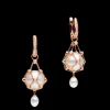 Earrings & Studs^Paspaley Opal Lavalier Pearl Earrings | 12mm Round Pearls, Opals, and Rose Gold RoseGold