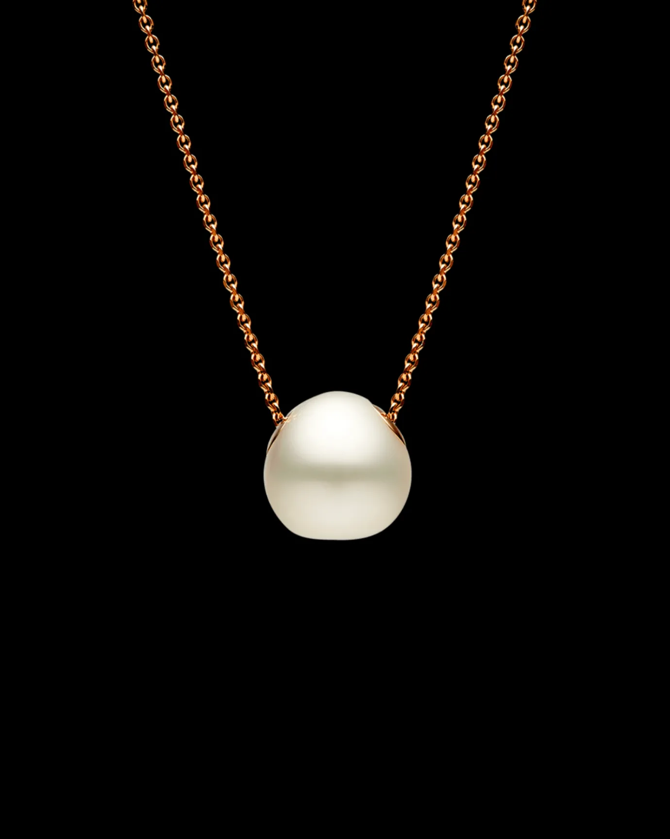 Necklaces & Pendants^Paspaley Palais Pearl Necklace | 13mm Triangle Pearl and Rose Gold RoseGold