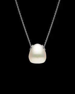 Necklaces & Pendants^Paspaley Palais Pearl Necklace | 14mm Triangle Pearl, Diamonds, and White Gold WhiteGold