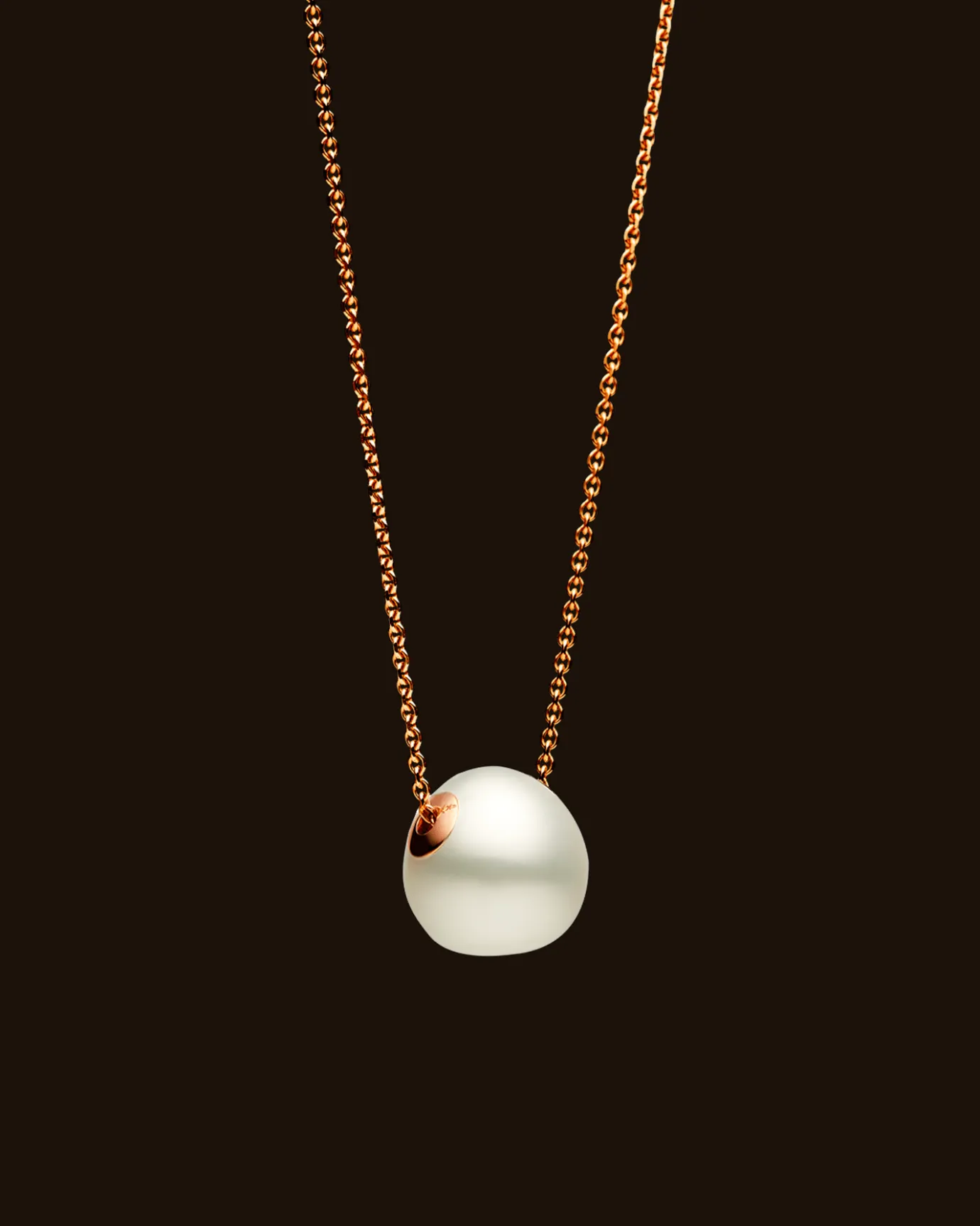 Necklaces & Pendants^Paspaley Palais Pearl Necklace | 13mm Triangle Pearl and Rose Gold RoseGold