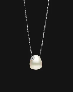 Necklaces & Pendants^Paspaley Palais Pearl Necklace | 14mm Triangle Pearl, Diamonds, and White Gold WhiteGold