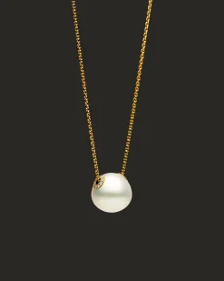 Necklaces & Pendants^Paspaley Palais Pearl Necklace | 14mm Triangle Pearl, Diamonds, and Yellow Gold YellowGold