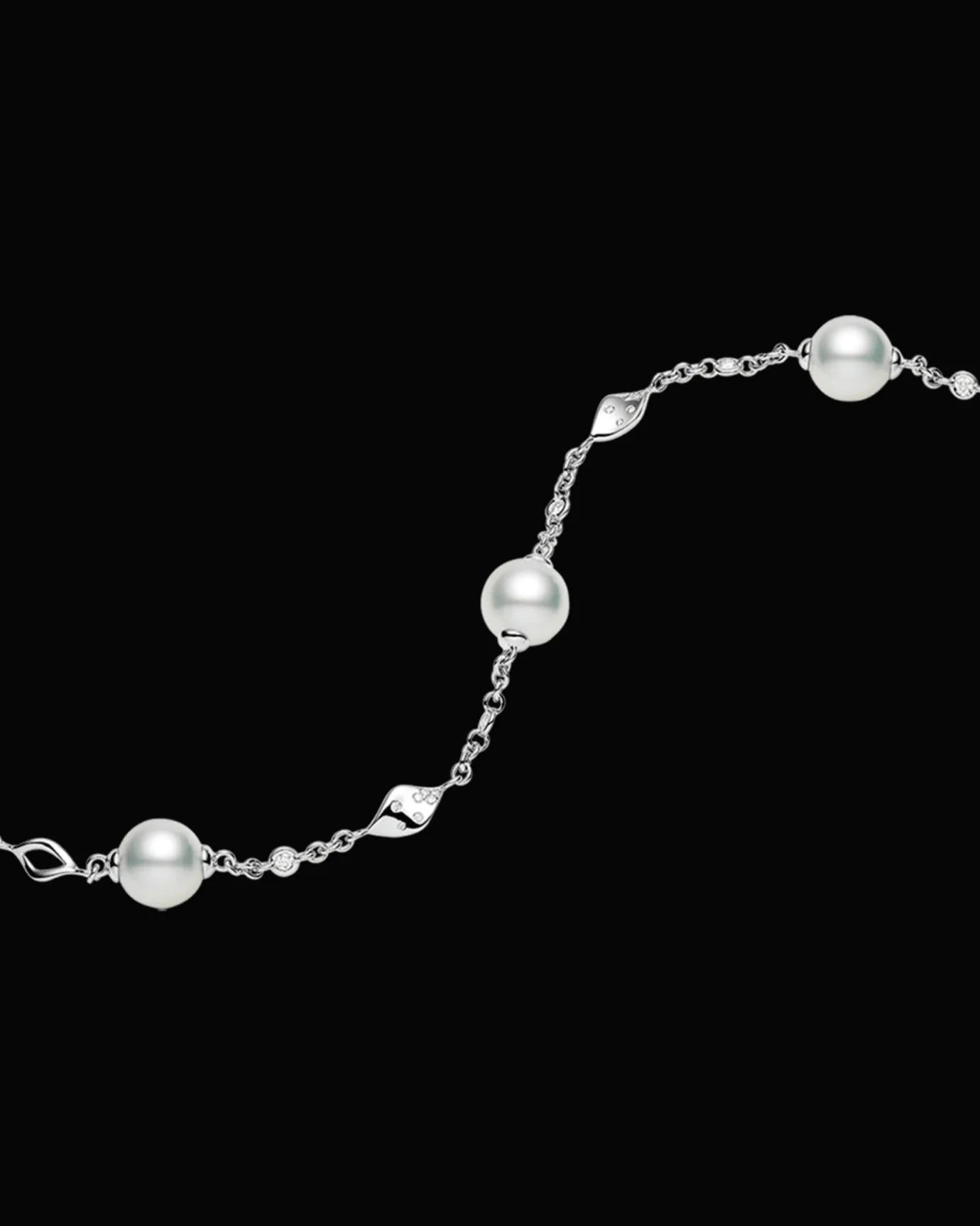 Bracelets^Paspaley Paradis Pearl Bracelet | 10mm Round Pearls, Diamonds, and White Gold WhiteGold