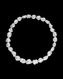 Strand Necklaces & Bracelets | Necklaces & Pendants^Paspaley Keshi Baroque Pearl Strand Necklace | 12-14mm Keshi Baroque Pearls and Signature Diamond YellowGold
