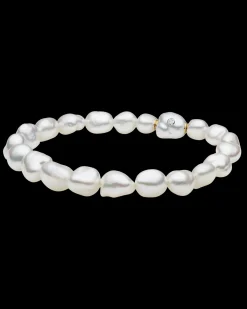 Strand Necklaces & Bracelets | Bracelets^Paspaley Keshi Baroque Pearl Strand Bracelet | 10-12mm Keshi Baroque Pearls and Signature Diamond YellowGold