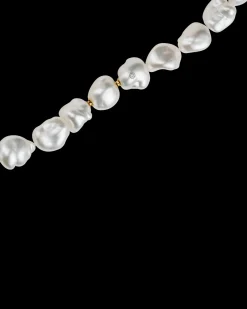 Strand Necklaces & Bracelets | Necklaces & Pendants^Paspaley Keshi Baroque Pearl Strand Necklace | 12-14mm Keshi Baroque Pearls and Signature Diamond YellowGold