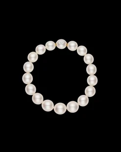 Strand Necklaces & Bracelets | Bracelets^Paspaley Oval Pearl Strand Bracelet | 10-11mm Oval Pearls and Signature Diamond YellowGold