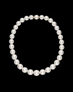 Strand Necklaces & Bracelets | Necklaces & Pendants^Paspaley Oval Pearl Strand Necklace | 12-14mm Oval Pearls and Signature Diamond YellowGold