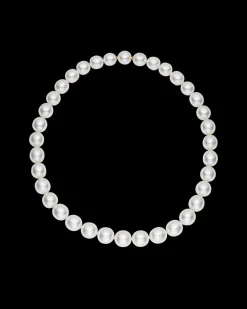 Strand Necklaces & Bracelets | Necklaces & Pendants^Paspaley Oval Pearl Strand Necklace | 10-12mm Oval Pearls and Signature Diamond YellowGold