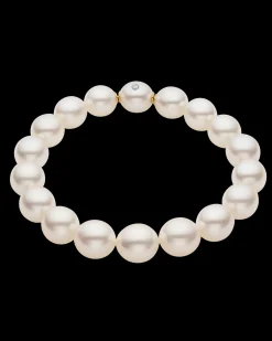 Strand Necklaces & Bracelets | Bracelets^Paspaley Oval Pearl Strand Bracelet | 10-11mm Oval Pearls and Signature Diamond YellowGold