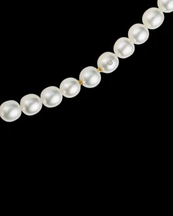 Strand Necklaces & Bracelets | Necklaces & Pendants^Paspaley Oval Pearl Strand Necklace | 10-12mm Oval Pearls and Signature Diamond YellowGold