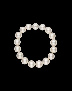 Strand Necklaces & Bracelets | Bracelets^Paspaley Round Pearl Strand Bracelet | 10-11mm Round Pearls and Signature Diamond WhiteGold