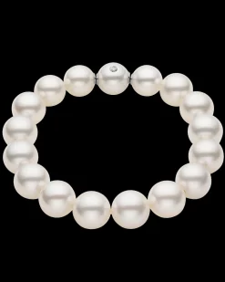 Strand Necklaces & Bracelets | Bracelets^Paspaley Round Pearl Strand Bracelet | 10-11mm Round Pearls and Signature Diamond WhiteGold