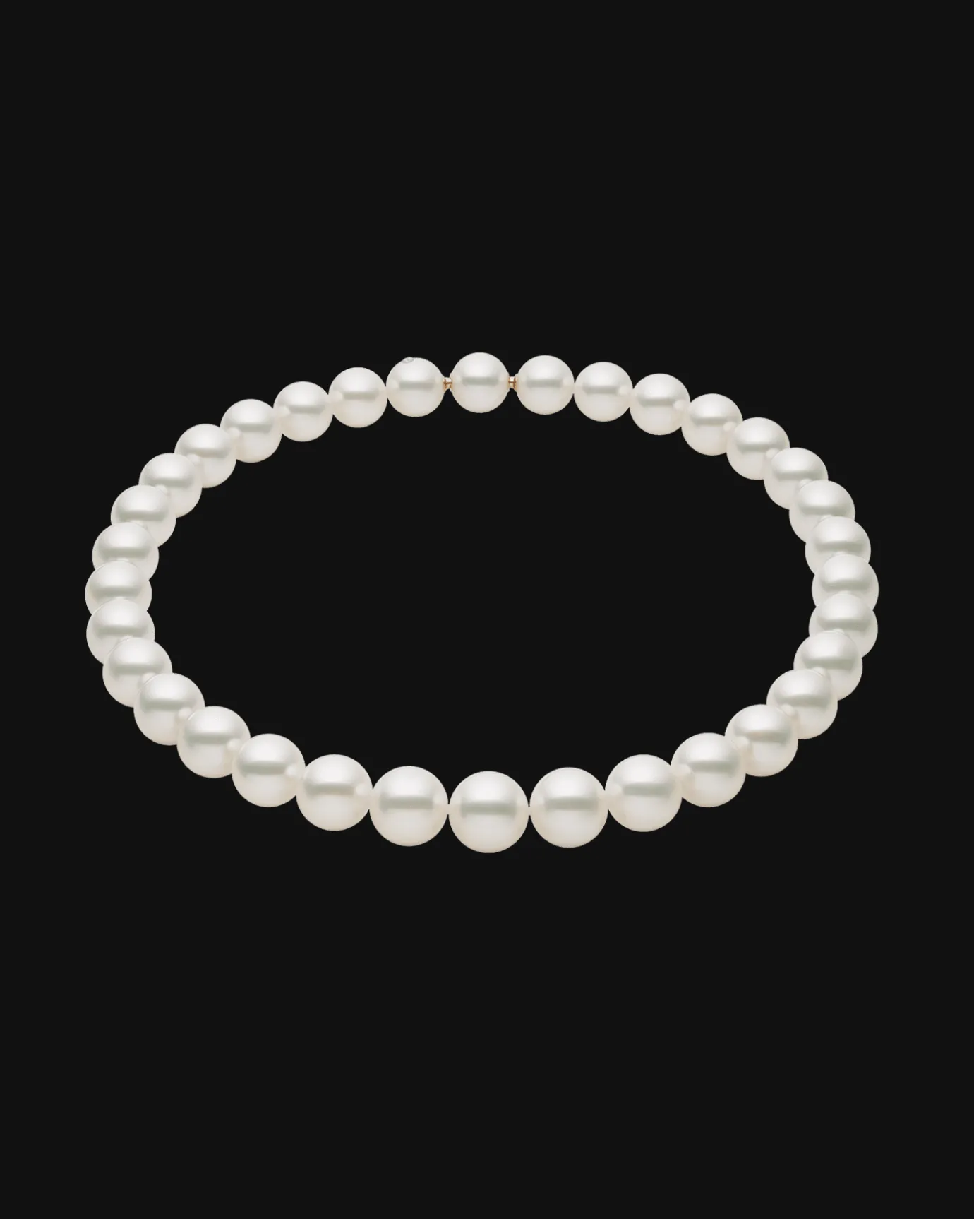 Strand Necklaces & Bracelets | Necklaces & Pendants^Paspaley Round Pearl Strand Necklace | 12-13mm Round Pearls and Signature Diamond YellowGold