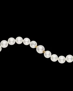 Strand Necklaces & Bracelets | Necklaces & Pendants^Paspaley Round Pearl Strand Necklace | 8-9mm Round Pearls and Signature Diamond YellowGold