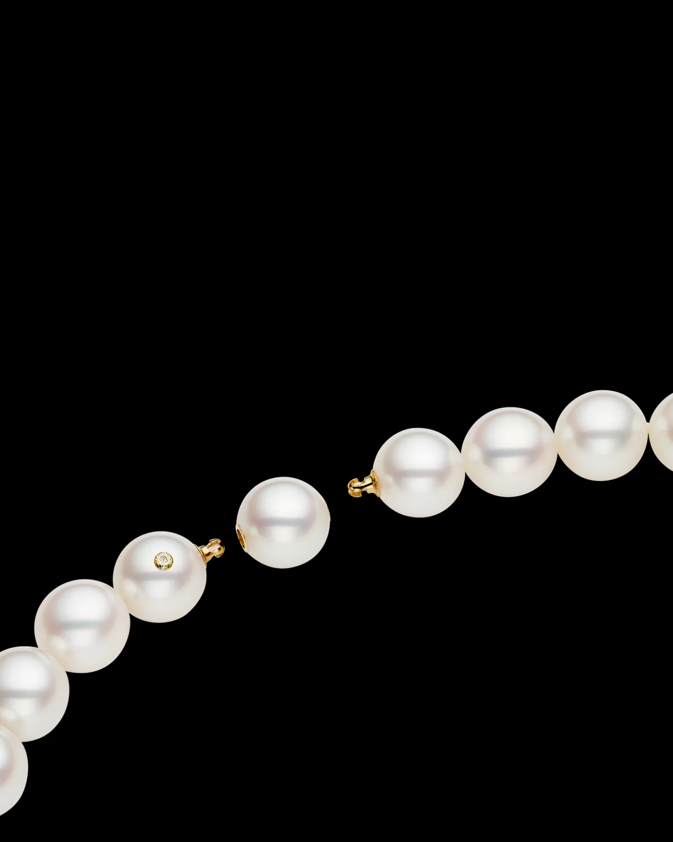 Strand Necklaces & Bracelets | Necklaces & Pendants^Paspaley Strand Of The Harvest Pearl Necklace | 12-14mm Oval Pearls and Signature Yellow Diamond YellowGold