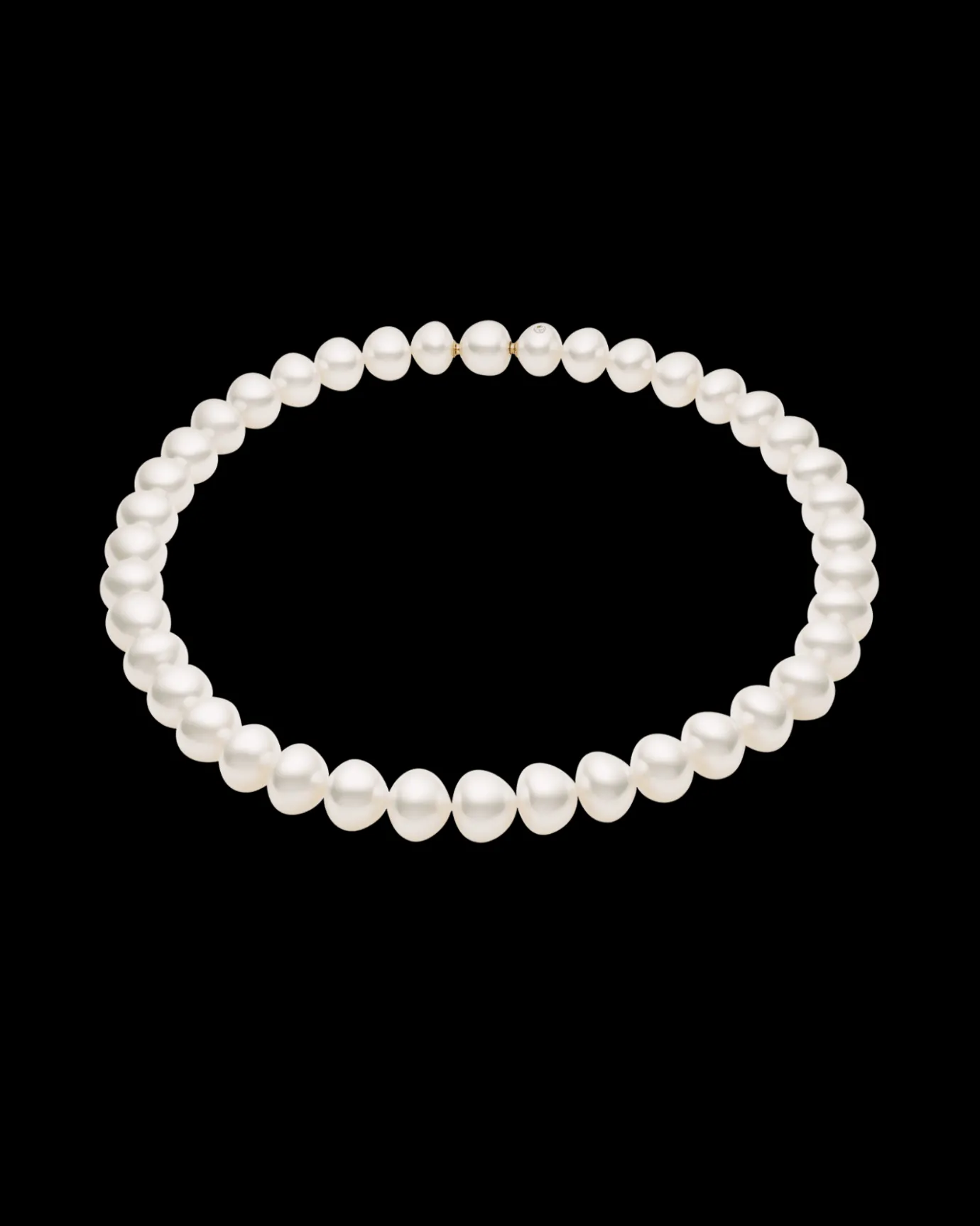 Strand Necklaces & Bracelets | Necklaces & Pendants^Paspaley Triangle Pearl Strand Necklace | 12-16mm Triangle Pearls and Signature Diamond YellowGold