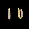 Earrings & Studs^Paspaley Pavé Diamond Horseshoe Earrings | Diamonds and Yellow Gold YellowGold