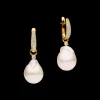 Earrings & Studs^Paspaley Pavé Diamond Pearls My Way Earrings | 12mm Baroque Pearls, Diamonds and Yellow Gold YellowGold