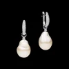Earrings & Studs^Paspaley Pavé Diamond Pearls My Way Earrings | 12mm Baroque Pearls, Diamonds and White Gold WhiteGold