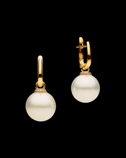 Earrings & Studs^Paspaley Pearls My Way Earrings | 15mm Round Pearl, Diamonds, and Yellow Gold YellowGold