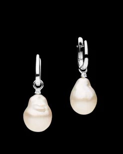 Earrings & Studs^Paspaley Pearls My Way Earrings | 12mm Baroque Pearls, Diamonds, and White Gold WhiteGold