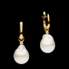 Earrings & Studs^Paspaley Pearls My Way Earrings | 12mm Baroque Pearls, Diamonds, and Yellow Gold YellowGold